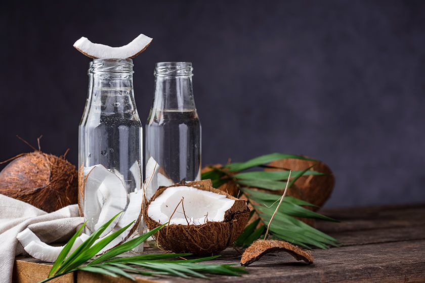 Sandalwood powder and tender coconut water