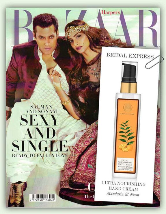 HAND CREAM MANDARIN & NEEM FEATURED IN HARPER’S BAZAAR