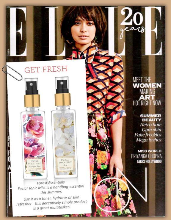 FOREST ESSENTIALS FACIAL TONIC MIST FEATURED IN ELLE