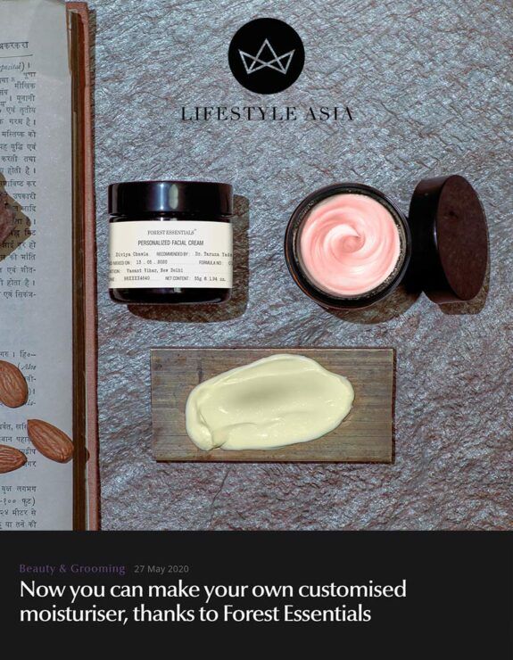 Forest Essentials’ Customized Cream Covered By Lifestyle Asia