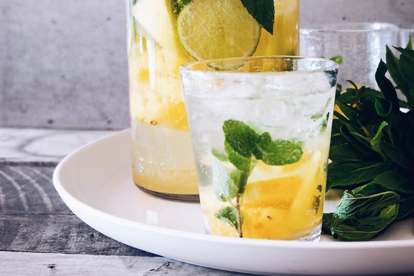 lemon and mint