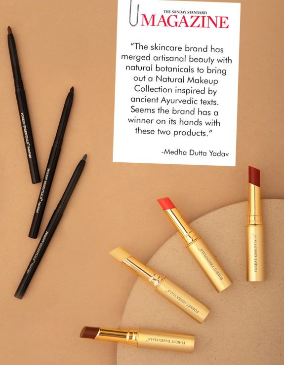 Sunday Standard Magazine reviews the Natural Makeup Collection
