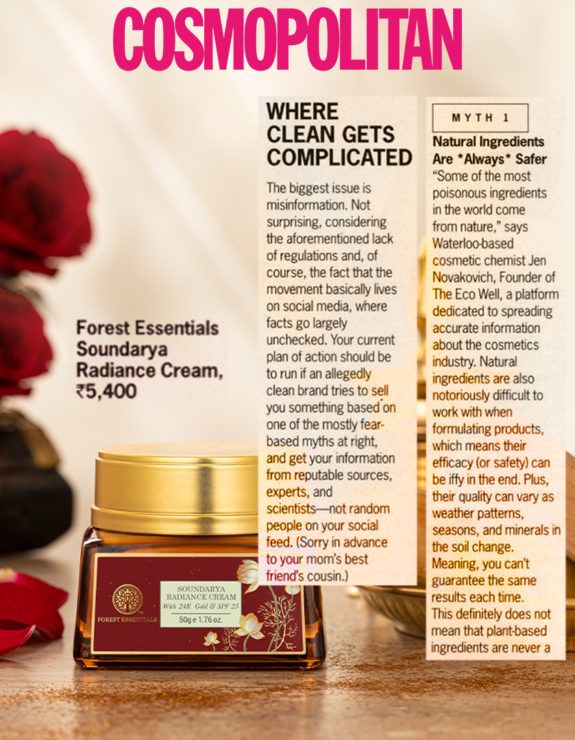 Cosmopolitan: WHERE CLEAN GETS COMPLICATED