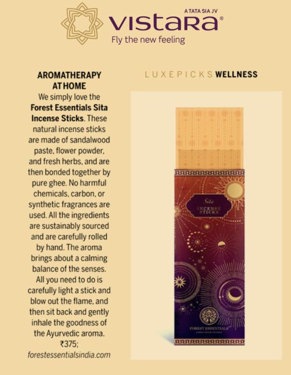 Vistara: AROMATHERAPY AT HOME