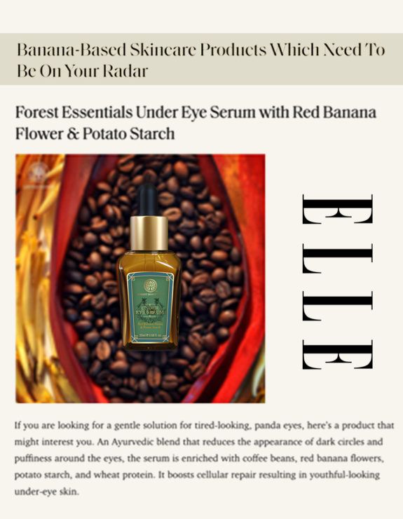 Elle: Banana-Based Skincare Products Which Need To Be On Your Radar