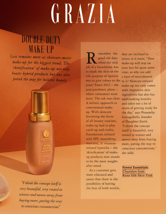 Grazia: Double Duty Make up