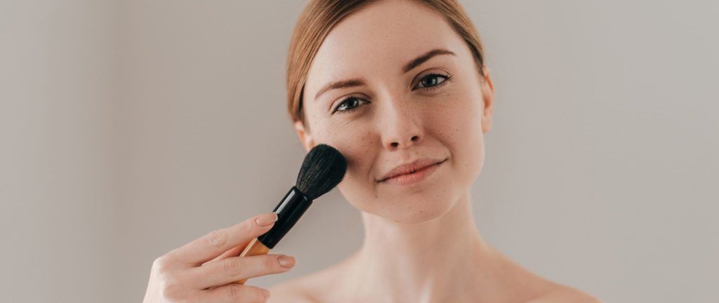 2 Women Applying Natural Makeup