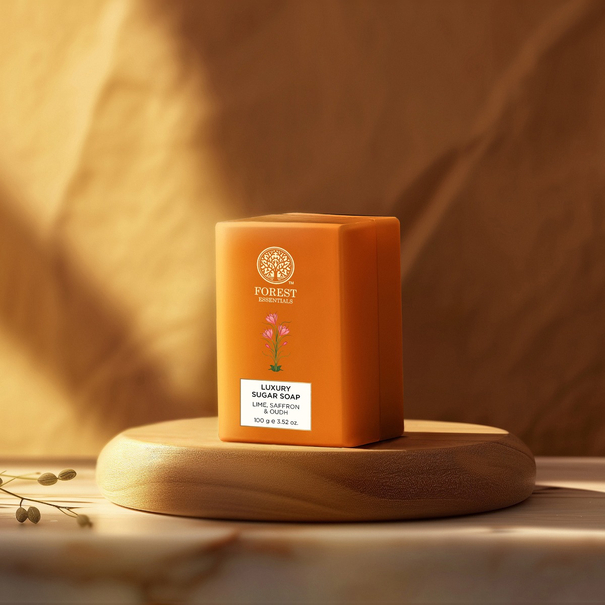 Luxury Sugar Soap Lime Saffron & Oudh