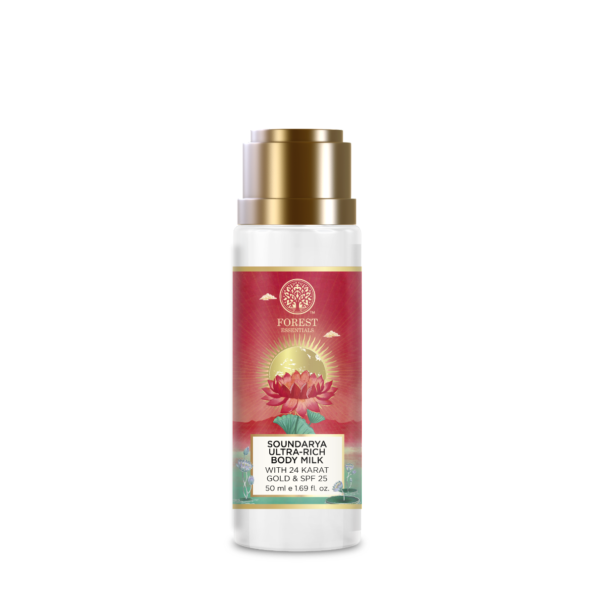 Travel Size Ultra Rich Body Milk Soundarya With 24K Gold & SPF25