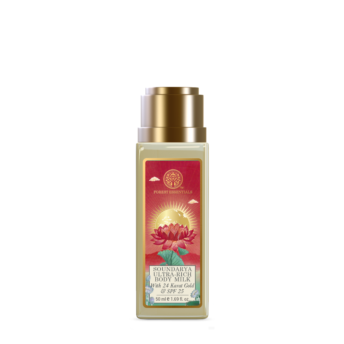 Travel Size Ultra Rich Body Milk Soundarya With 24K Gold & SPF25