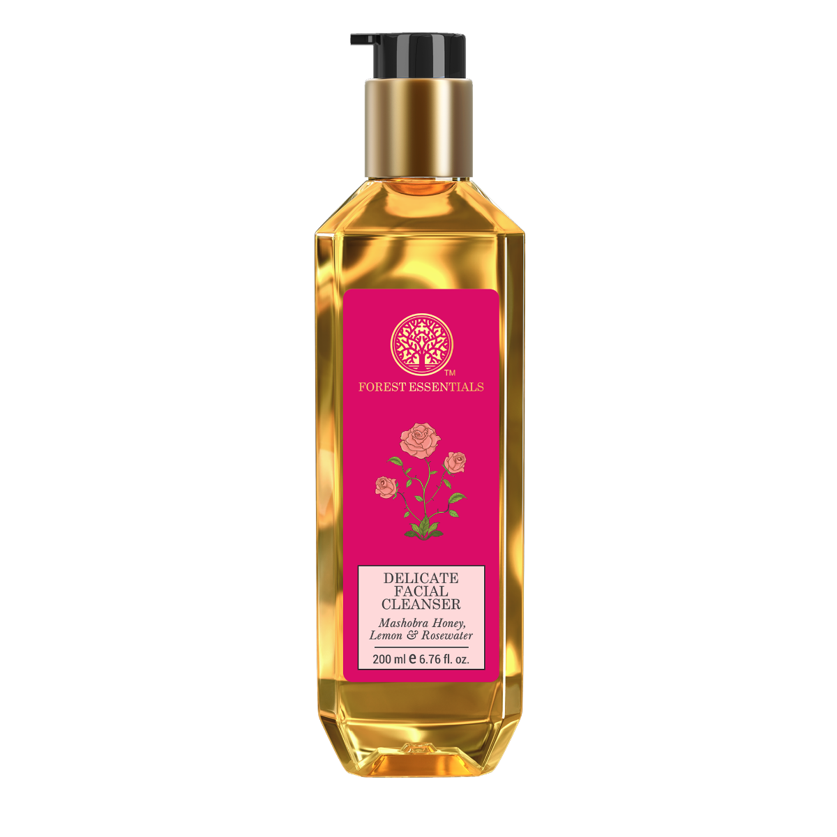 Delicate Facial Cleanser Mashobra Honey, Lemon and Rosewater (200ml) |  Forest Essentials