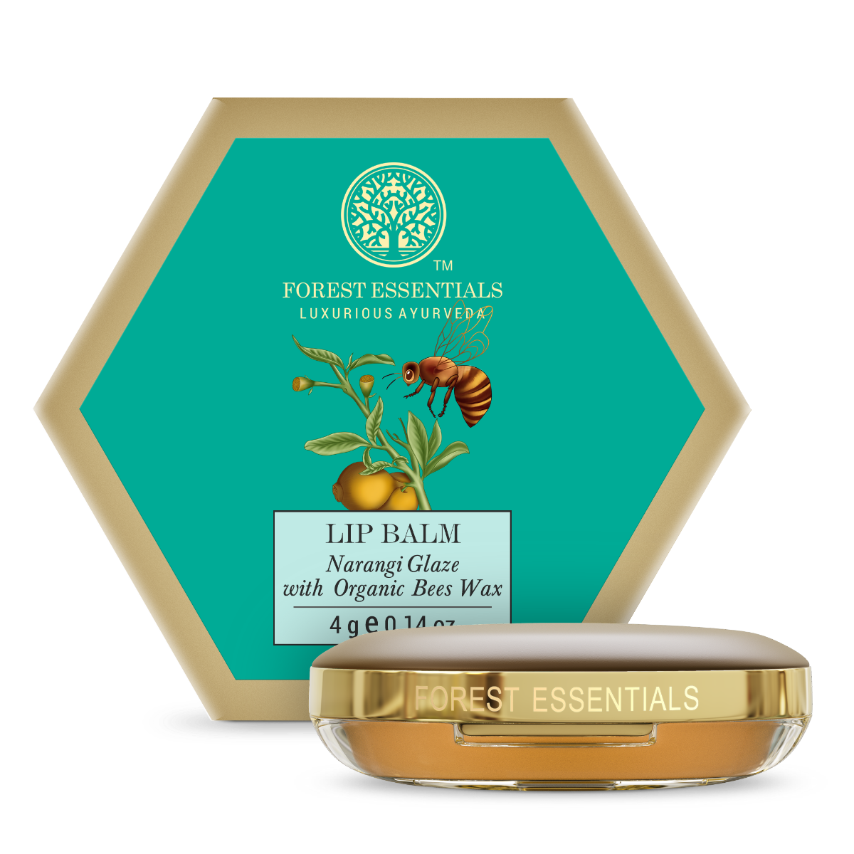 Luscious Lip Balm Narangi Glaze Forest Essentials