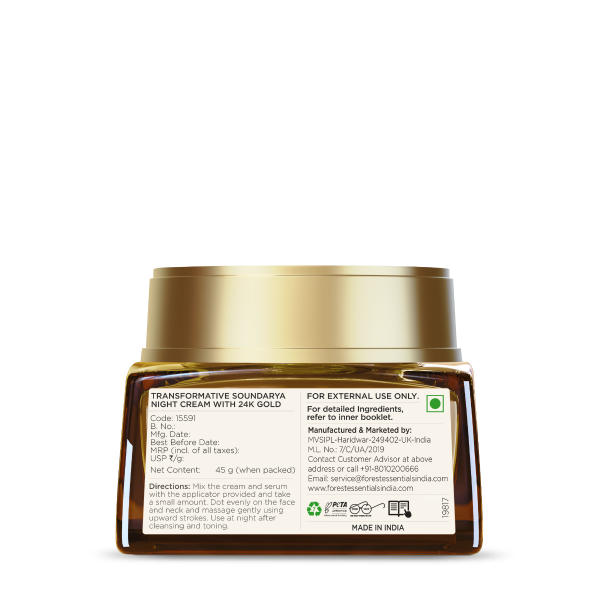 Transformative Soundarya Night Cream With 24K Gold