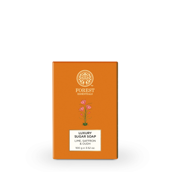 Luxury Sugar Soap Lime Saffron & Oudh