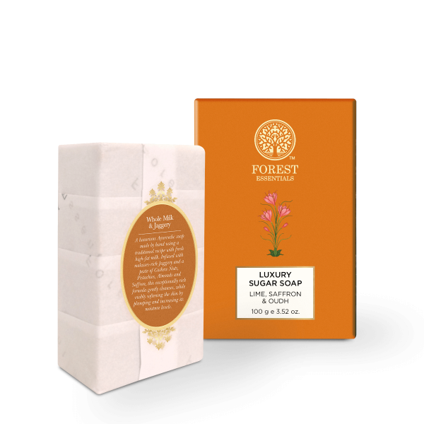 Luxury Sugar Soap Lime Saffron & Oudh