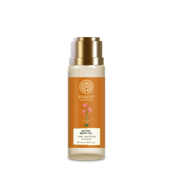 After Bath Oil Lime Saffron & Oudh