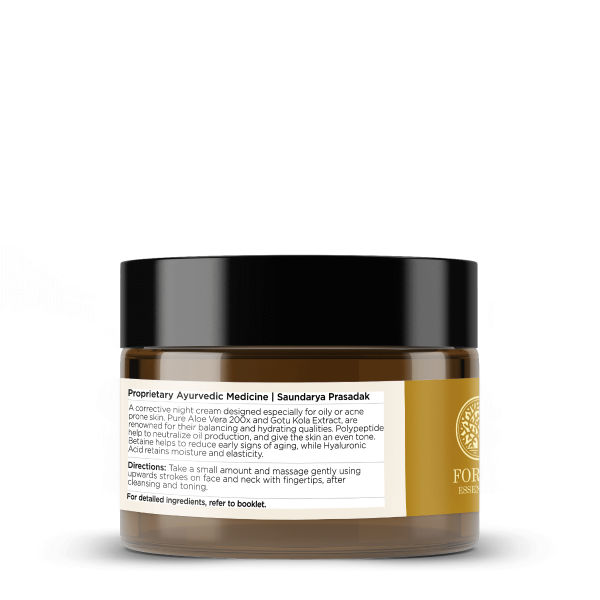 Balancing Night Cream with Gotu Kola, Neem & Pear Juice Ferment