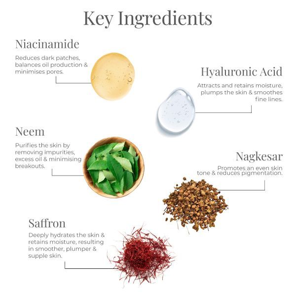 Delicate Facial Cleanser Kashmiri Saffron & Neem