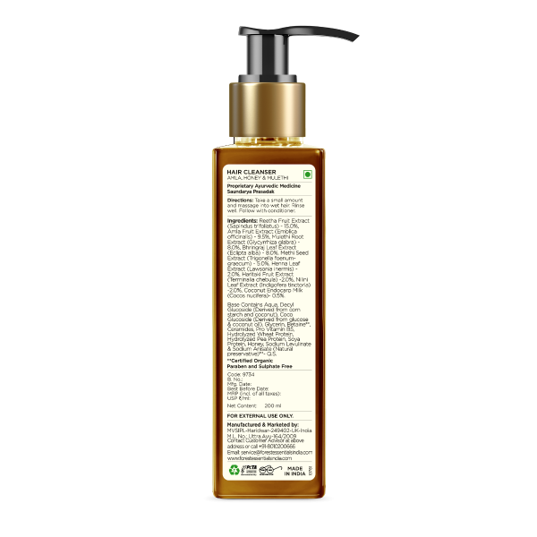 Hair Cleanser Amla, Honey & Mulethi