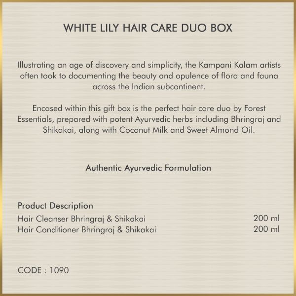 White Lily Hair Care Duo Box 