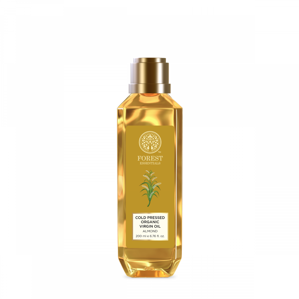 Organic Cold Pressed Virgin Oil Almond (200ml)| Forest Essentials