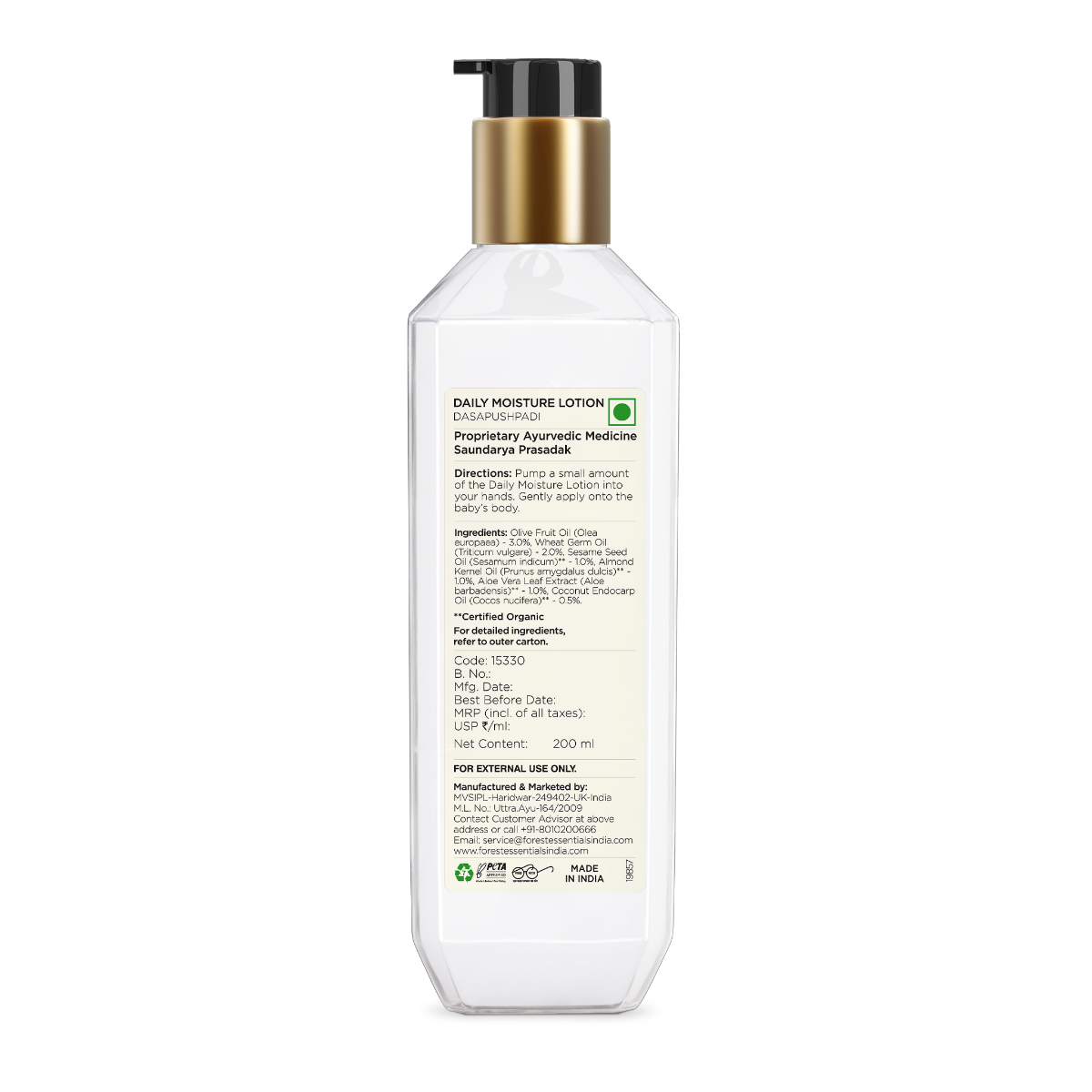 Dasapushpadi Daily Moisture Lotion – Forest Essentials