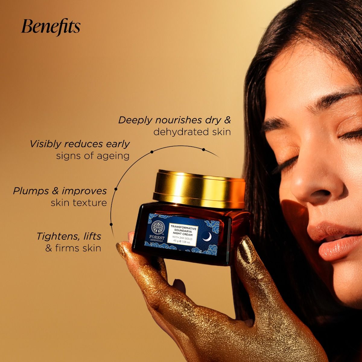 Transformative Soundarya Night Cream With 24K Gold (45g Transformative Soundarya Night Cream With 24K Gold (45g