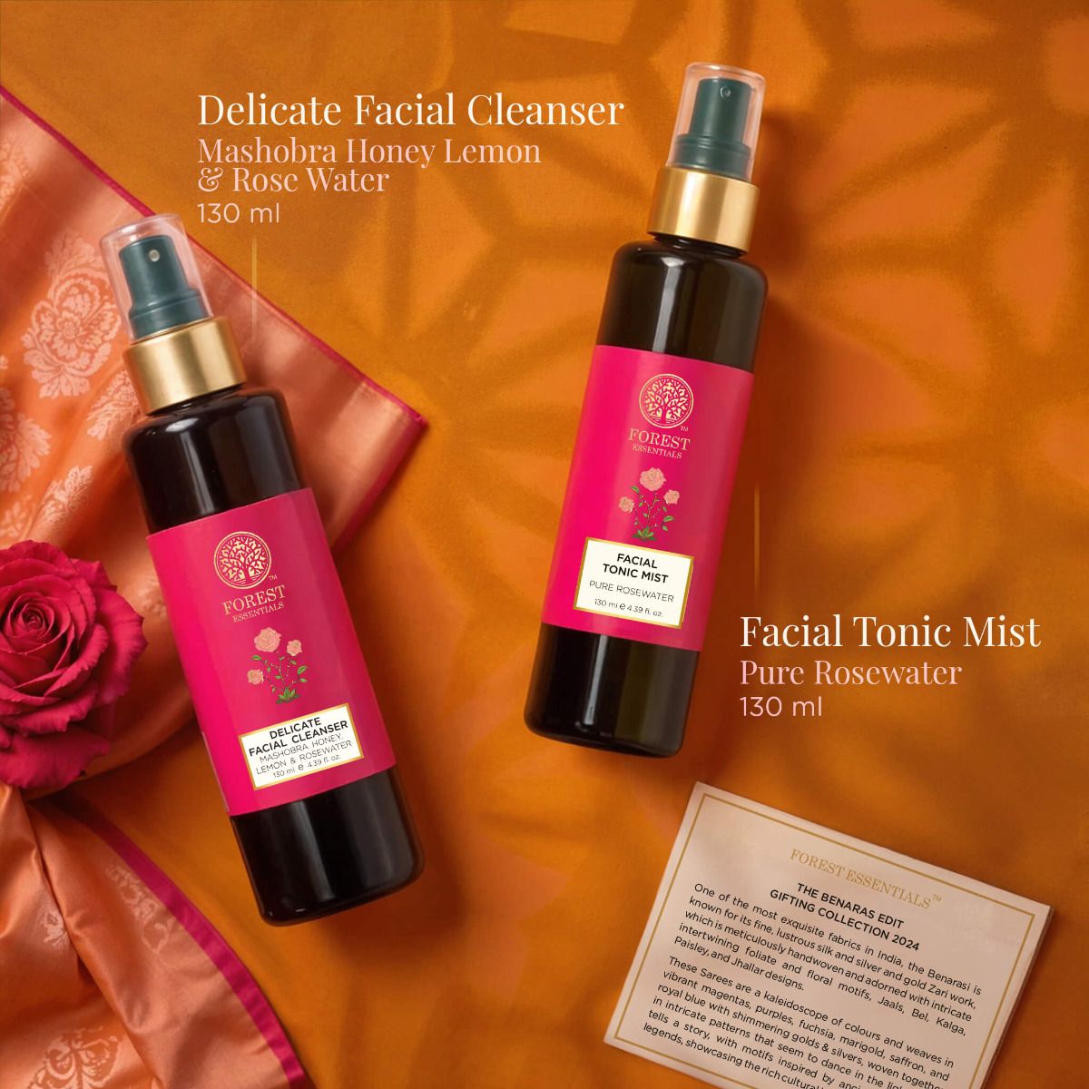 Forest Essentials Gesichtsreiniger – Mashobra Honig, Zitrone & Rosenwasser | 200 Ml | Ayurvedisch, Sulfatfrei