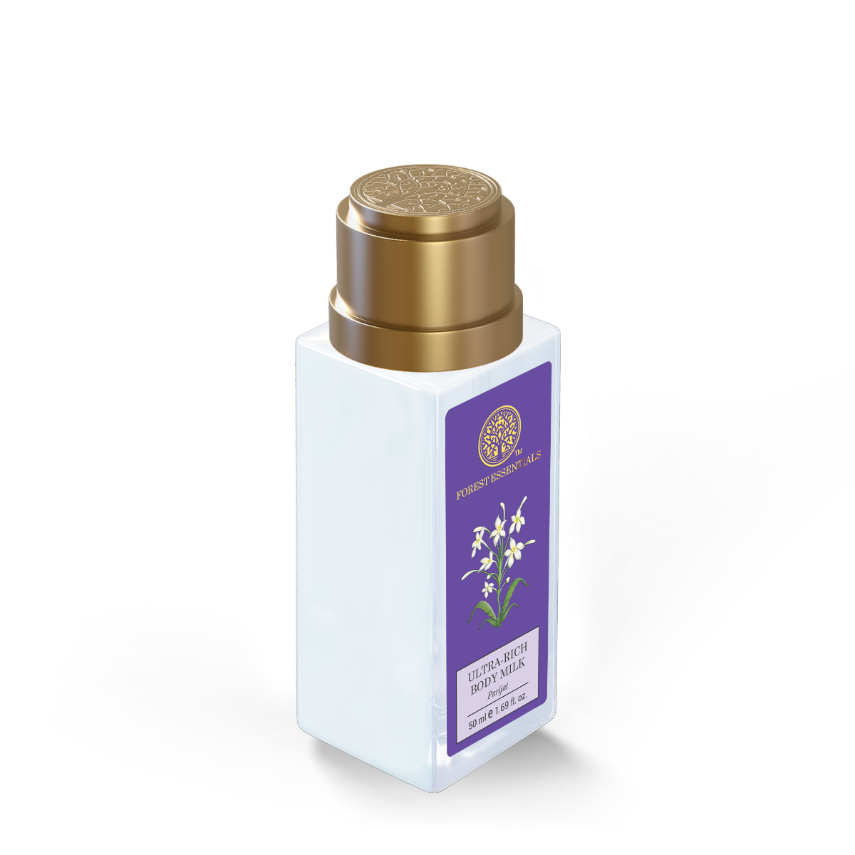 Travel Size Ultra Rich Body Milk Parijat 50ml Forest Essentials