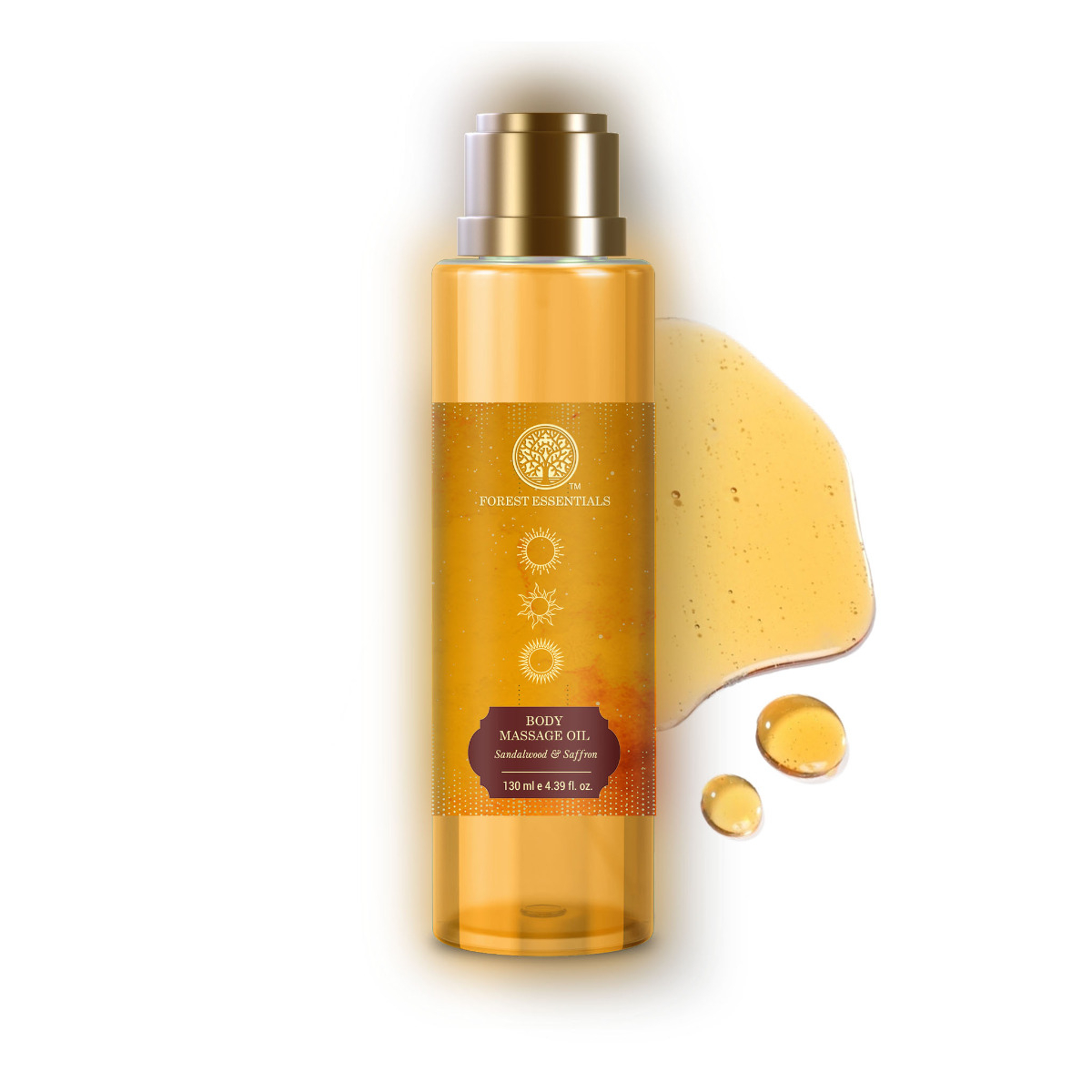 Body Massage Oil Sandalwood and Saffron | Forest Essentials
