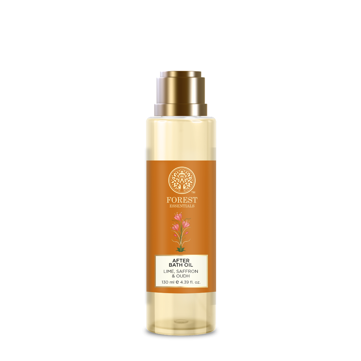 After Bath Oil Lime Saffron & Oudh (130ml) – Forest Essentials