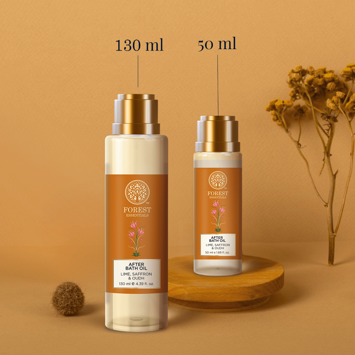 After Bath Oil Lime Saffron & Oudh (50ml) – Forest Essentials