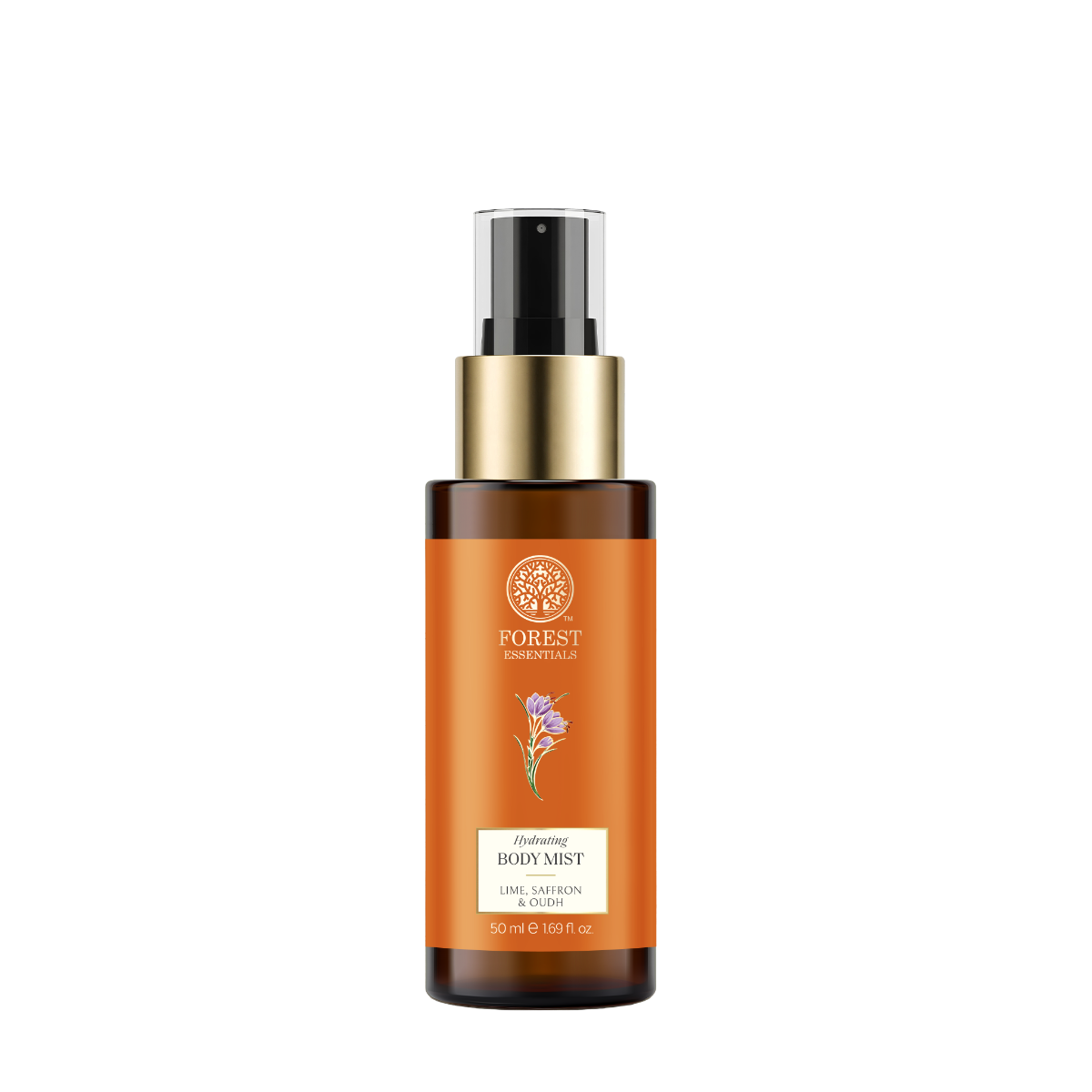 Body Mist Lime, Saffron & Oudh (50ml) | Forest Essentials