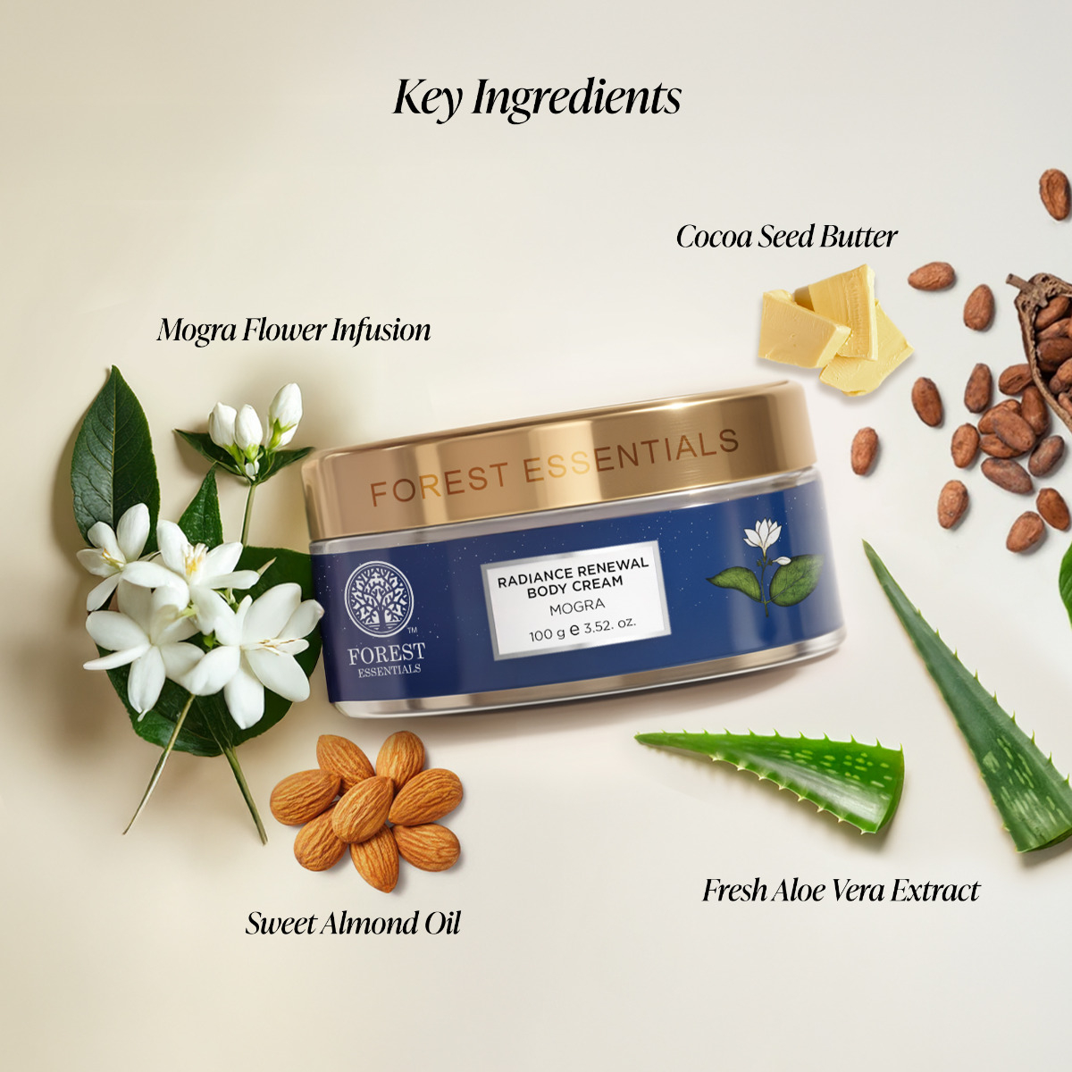 Radiance Renewal Body Cream Mogra (100g) | Shop Now