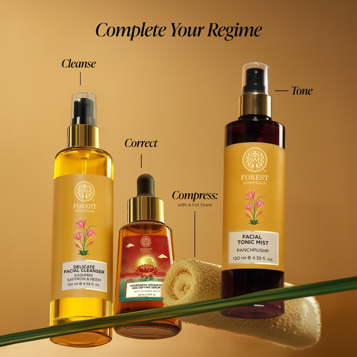 Advanced Soundarya Age Defying Facial Serum With 24K Gold (30ml 