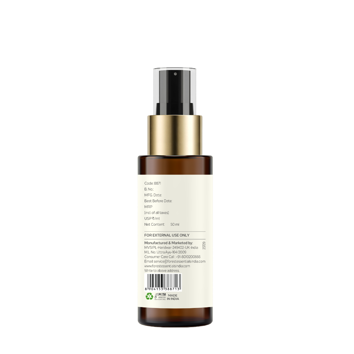Travel Size Facial Tonic Mist Pure Rosewater | Forest Essentials