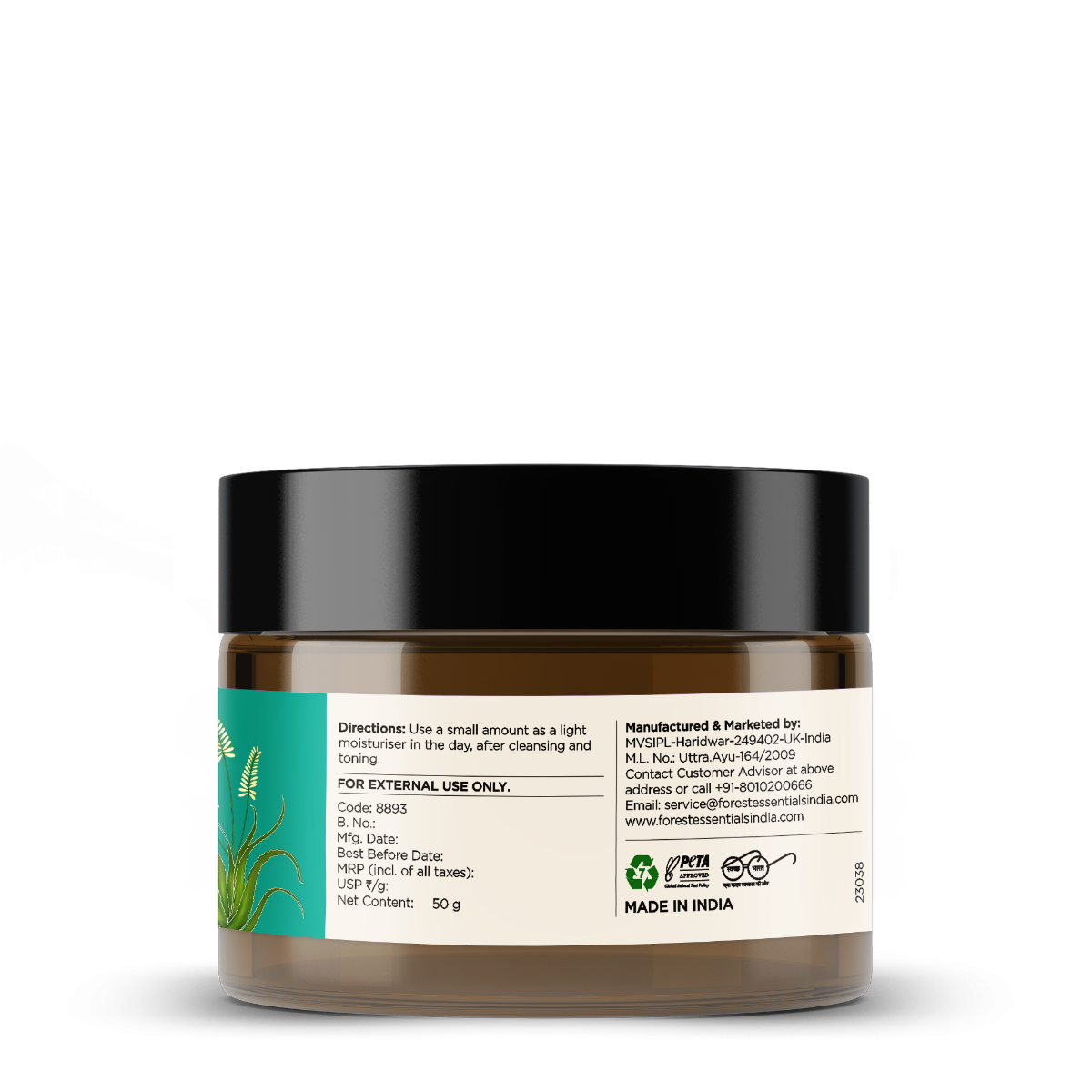 Light Hydrating Facial Gel Pure Aloe Vera | Forest Essentials