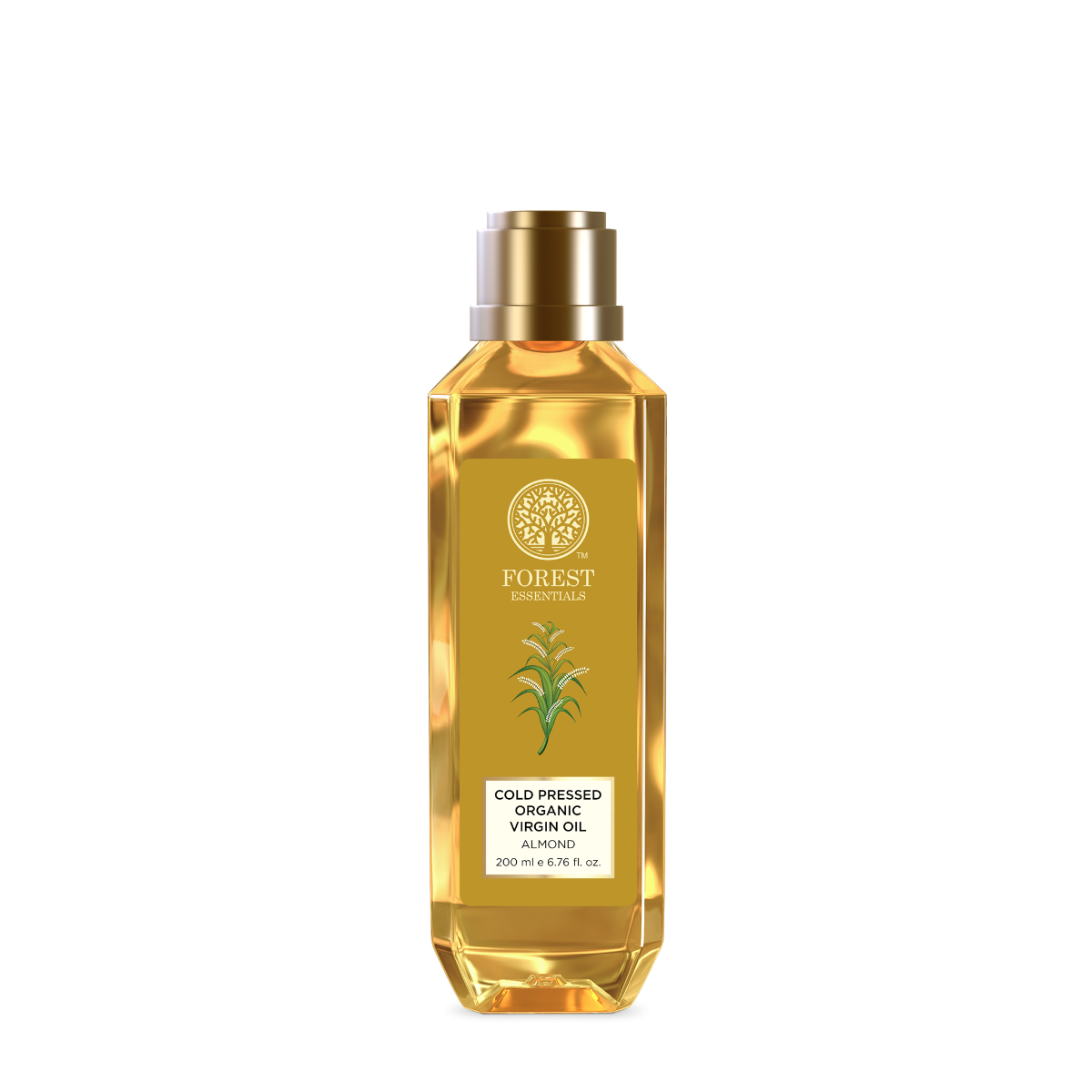 Organic Cold Pressed Virgin Oil Almond (200ml)| Forest Essentials