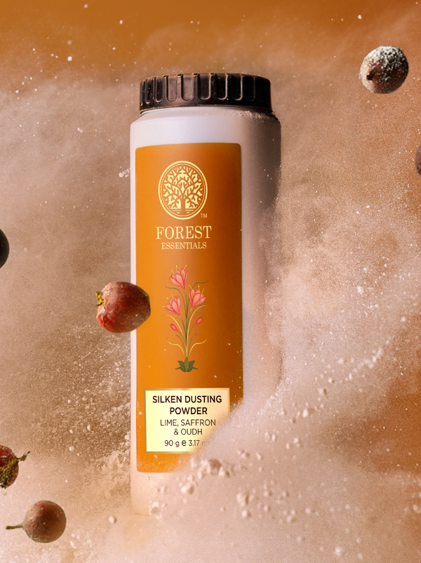 Dusting Powder Lime Saffron & Oudh